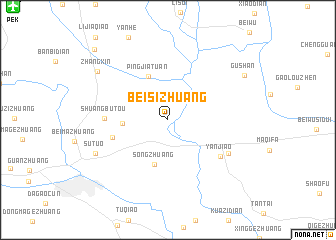 map of Beisizhuang