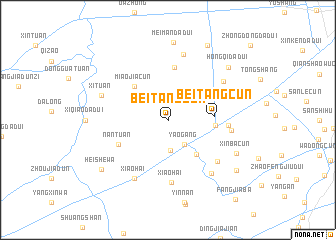 map of Beitangcun