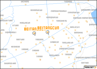 map of Beitangcun
