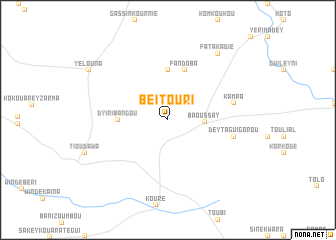 map of Beïtouri