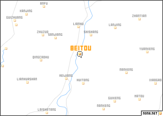 map of Beitou