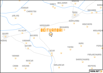 map of Beituanbai