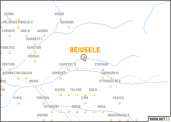 map of Beiuşele