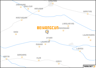 map of Beiwangcun