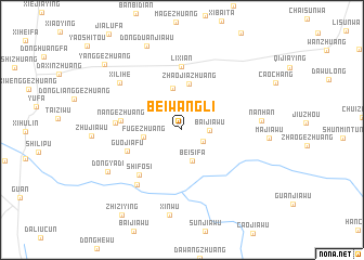 map of Beiwangli
