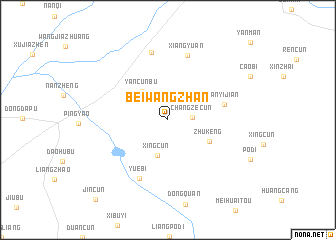 map of Beiwangzhan