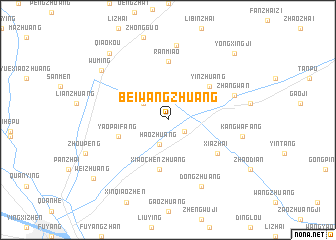 map of Beiwangzhuang