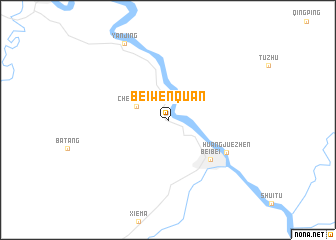 map of Beiwenquan