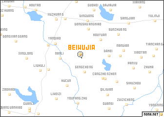 map of Beiwujia