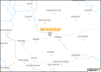 map of Beiwusidui