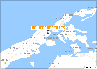 map of Beixedon Estates