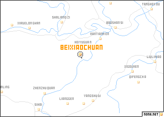 map of Beixiaochuan