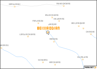 map of Beixiaodian