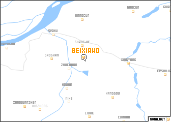 map of Beixiawo