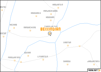 map of Beixindian