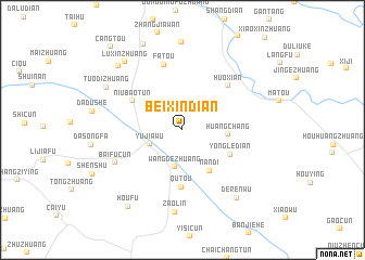 map of Beixindian