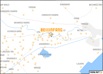 map of Beixinfang