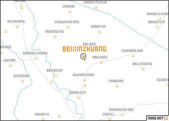 map of Beixinzhuang