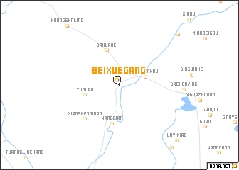 map of Beixuegang