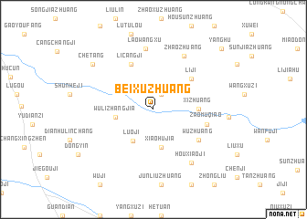 map of Beixuzhuang