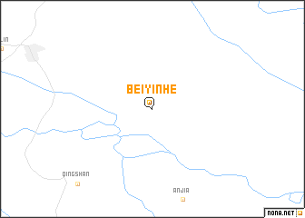 map of Beiyinhe