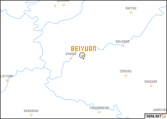 map of Beiyuan