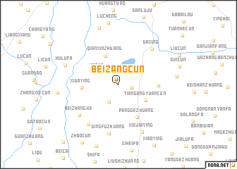 map of Beizangcun