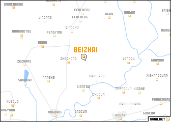 map of Beizhai