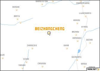 map of Beizhangcheng