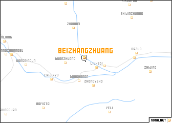 map of Beizhangzhuang
