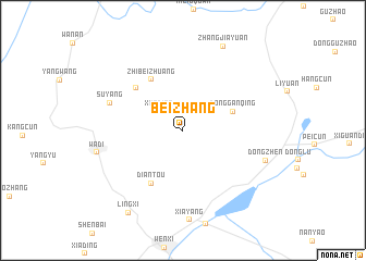 map of Beizhang