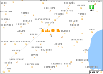 map of Beizhang