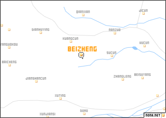 map of Beizheng