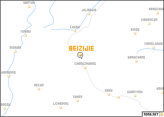 map of Beizijie