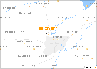 map of Beiziyuan