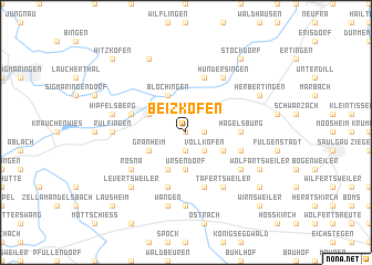 map of Beizkofen