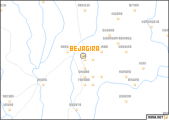 map of Bejagira