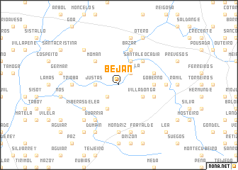 map of Beján