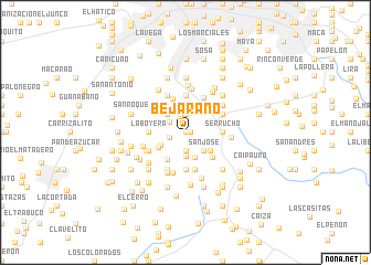 map of Bejarano