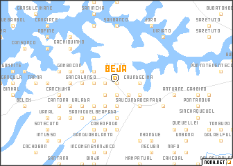 map of Beja