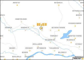 map of Bejea