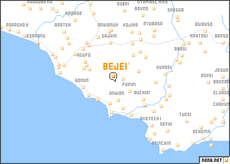 map of Bejei