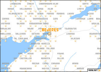 map of Béjeres