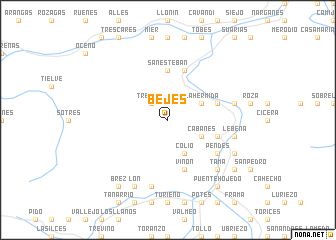 map of Bejes