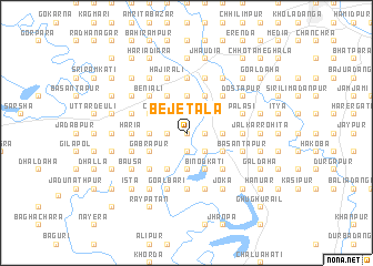 map of Bejetala