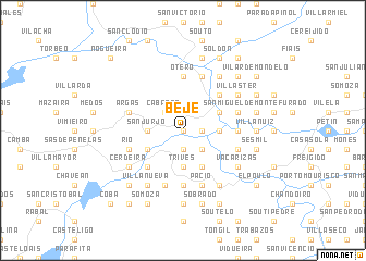 map of Beje
