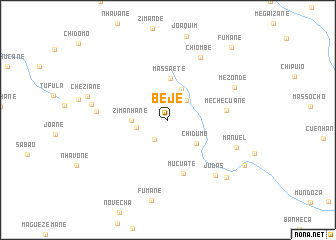 map of Beje