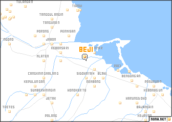 map of Beji