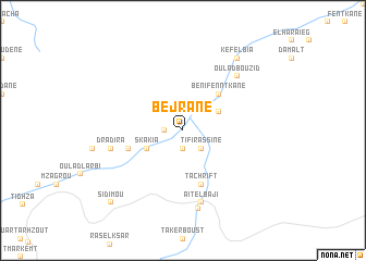 map of Bejrane