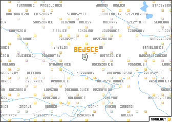 map of Bejsce